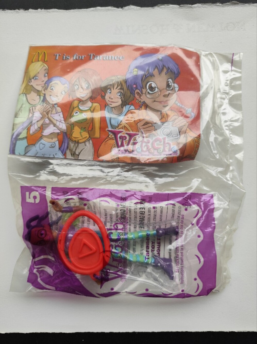 3/$25💙2005 W.I.T.C.H. McDonald's Happy Meal Toys #5Taranee